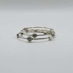 Silver Adjustable Bangles
